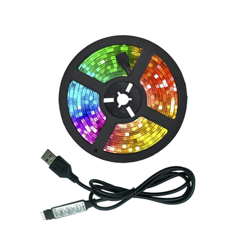 5m USB LED Light Strip: Illuminate Your Space with Vibrant Colours